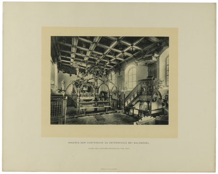 Vorschaubild Osterwohle bei Salzwedel: Kirche, Inneres. Gabe des Denkmälervereins für 1904